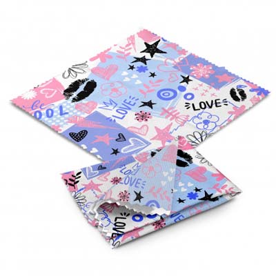 The TRENDS RPet Microfibre Cleaning Cloth is a 170gsm, RPET, 15 cm square microfibre cleaning cloth.  20 working day lead time.