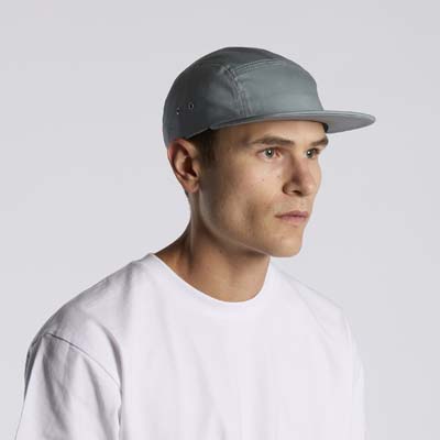 The AS Colour Finn Five Panel Cap is a mid-weight, low profile cap.  Flat Peak.  4 colours.  100% cotton.  Adjustable plastic fastener.