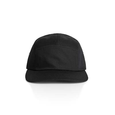 The AS Colour Finn Five Panel Cap is a mid-weight, low profile cap.  Flat Peak.  4 colours.  100% cotton.  Adjustable plastic fastener.