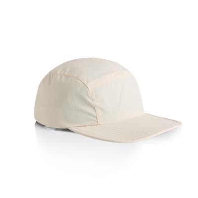 The AS Colour Finn Nylon Cap is designed for comfort and sustainability.  Low profile, 5 panel design with flat tonal peak.  5 colours.