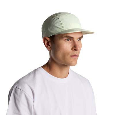 The AS Colour Finn Nylon Cap is designed for comfort and sustainability.  Low profile, 5 panel design with flat tonal peak.  5 colours.