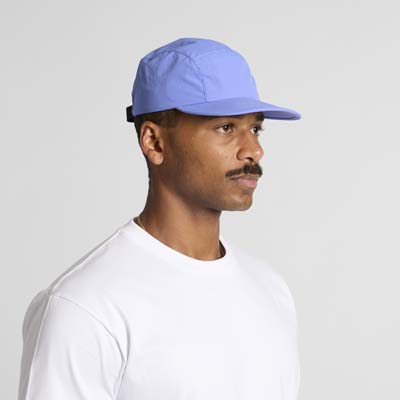 The AS Colour Finn Nylon Cap is designed for comfort and sustainability.  Low profile, 5 panel design with flat tonal peak.  5 colours.