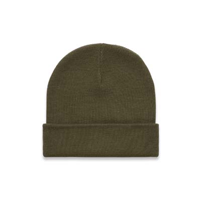 The AS Colour Cuff Beanie is a tight knit, mid-weight 100% acrylic. Longer body. 22 colours. Embroider your logo on the front to really make a statement.