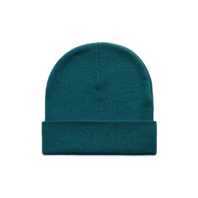 The AS Colour Cuff Beanie is a tight knit, mid-weight 100% acrylic. Longer body. 22 colours. Embroider your logo on the front to really make a statement.