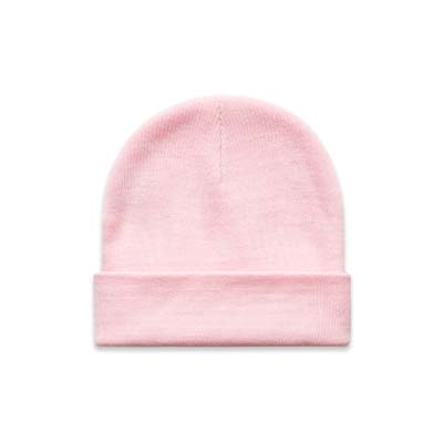 The AS Colour Cuff Beanie is a tight knit, mid-weight 100% acrylic. Longer body. 22 colours. Embroider your logo on the front to really make a statement.