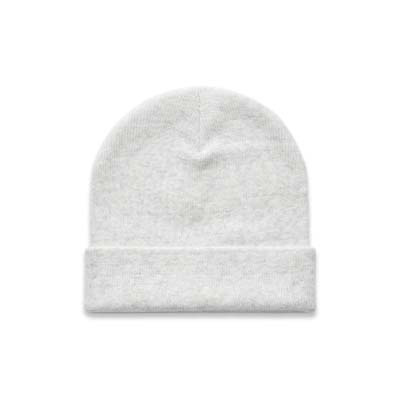 The AS Colour Cuff Beanie is a tight knit, mid-weight 100% acrylic.  Longer body.  22 colours.  Embroider your logo on the front to really make a statement.