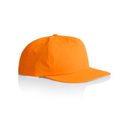 The AS Colour Surf Safety Cap is a lightweight, quick dry, 100% recycled nylon cap. In Safety Orange and Safety Yellow. One size.