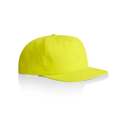 The AS Colour Surf Safety Cap is a lightweight, quick dry, 100% recycled nylon cap.  In Safety Orange and Safety Yellow.  One size.