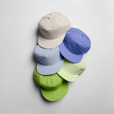 The AS Colour Surf Cap is a mid profile, snapback cap.  Lightweight.  100% Nylon.  49 colours.  Great for embroidery and retail brands.