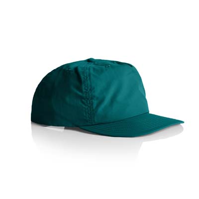 The AS Colour Surf Cap is a mid profile, snapback cap.  Lightweight.  100% Nylon.  49 colours.  Great for embroidery and retail brands.