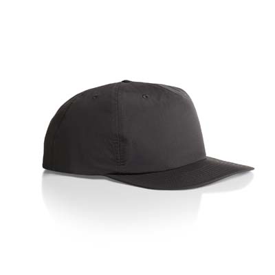 The AS Colour Surf Cap is a mid profile, snapback cap.  Lightweight.  100% Nylon.  49 colours.  Great for embroidery and retail brands.