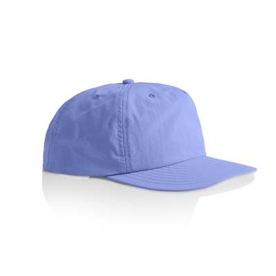 The AS Colour Surf Cap is a mid profile, snapback cap.  Lightweight.  100% Nylon.  49 colours.  Great for embroidery and retail brands.