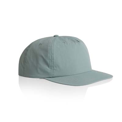 The AS Colour Surf Cap is a mid profile, snapback cap.  Lightweight.  100% Nylon.  49 colours.  Great for embroidery and retail brands.