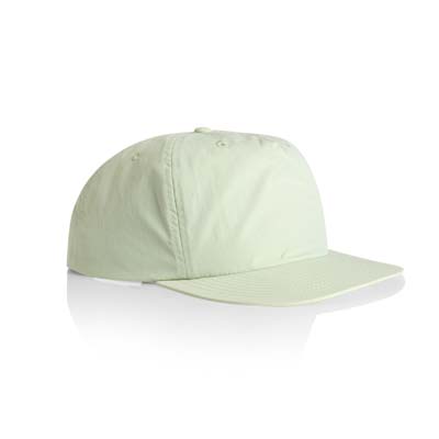 The AS Colour Surf Cap is a mid profile, snapback cap.  Lightweight.  100% Nylon.  49 colours.  Great for embroidery and retail brands.