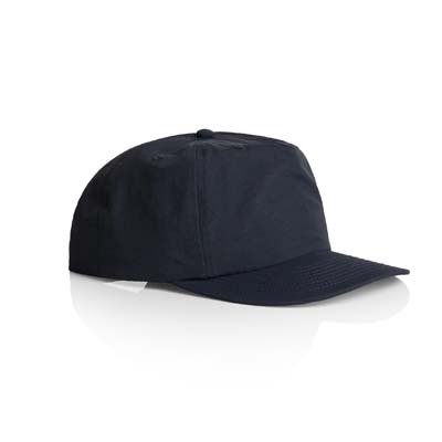 The AS Colour Surf Cap is a mid profile, snapback cap.  Lightweight.  100% Nylon.  49 colours.  Great for embroidery and retail brands.