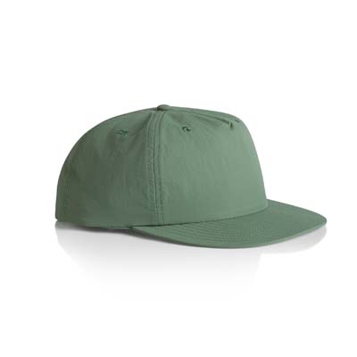 The AS Colour Surf Cap is a mid profile, snapback cap.  Lightweight.  100% Nylon.  49 colours.  Great for embroidery and retail brands.