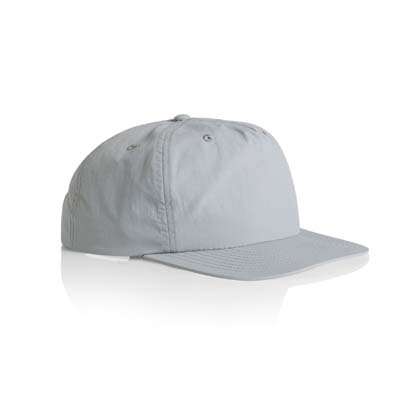 The AS Colour Surf Cap is a mid profile, snapback cap.  Lightweight.  100% Nylon.  49 colours.  Great for embroidery and retail brands.