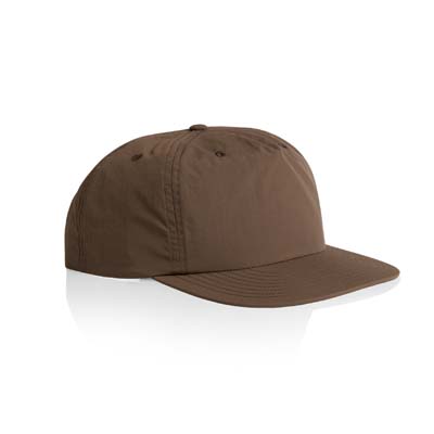 The AS Colour Surf Cap is a mid profile, snapback cap.  Lightweight.  100% Nylon.  49 colours.  Great for embroidery and retail brands.