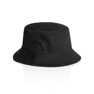 The AS Colour Bucket Hat is a light-mid weight 100% cotton bucket hat. 14 colours. Great option for branded summer apparel.