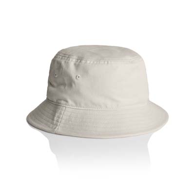 The AS Colour Bucket Hat is a light-mid weight 100% cotton bucket hat. 14 colours. Great option for branded summer apparel.