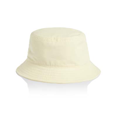 The AS Colour Bucket Hat is a light-mid weight 100% cotton bucket hat. 14 colours. Great option for branded summer apparel.