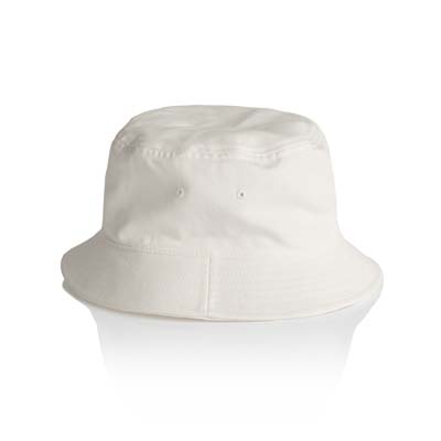 The AS Colour Bucket Hat is a light-mid weight 100% cotton bucket hat. 14 colours. Great option for branded summer apparel.
