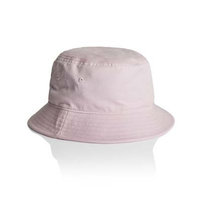 The AS Colour Bucket Hat is a light-mid weight 100% cotton bucket hat. 14 colours. Great option for branded summer apparel.
