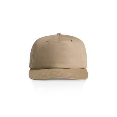 The AS Colour Surf Cotton Cap is a mid profile, unstructured snapback, 100% cotton cap.  6 colours.  Just add your logo for your brand to stand out.