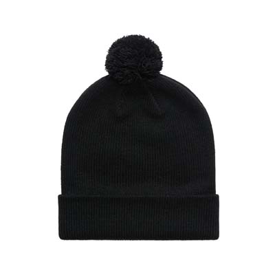 The AS Colour Pom Pom Beanie is a tight knit, mid weight 100% recycled acrylic with a pom pom.  3 colours.  Just add your embroidery.
