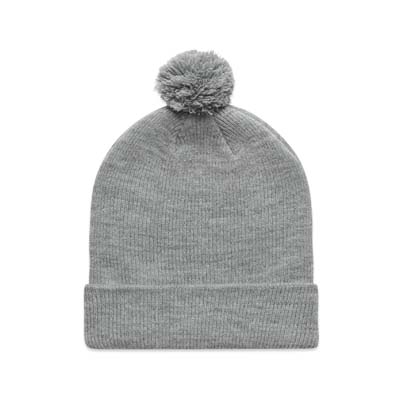 The AS Colour Pom Pom Beanie is a tight knit, mid weight 100% recycled acrylic with a pom pom.  3 colours.  Just add your embroidery.