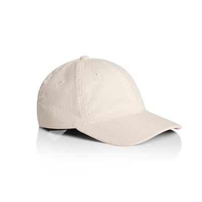 The AS Colour Access Cord Cap is a lightweight 100% cotton, corduroy cap. Low profile, 6 panel. 4 colours. Ready for your logo to be embroidered.