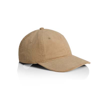 The AS Colour Access Cord Cap is a lightweight 100% cotton, corduroy cap. Low profile, 6 panel. 4 colours. Ready for your logo to be embroidered.