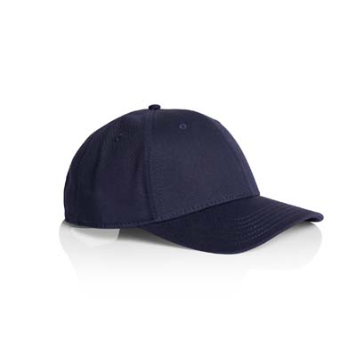 The AS Colour Icon Cap is a mid profile 6 panel cap with curved peak.  100% cotton.  11 colours.  Snapback.  Ready for your logo.