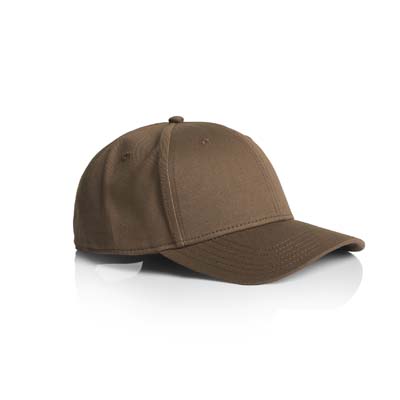 The AS Colour Icon Cap is a mid profile 6 panel cap with curved peak.  100% cotton.  11 colours.  Snapback.  Ready for your logo.