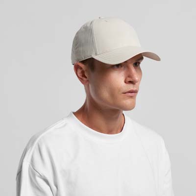 The AS Colour Icon Nylon Cap is a midweight, recycled nylon cap.  Snapback.  4 colours.  Great branded caps for your brand and team