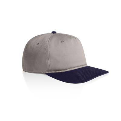 The AS Colour Class Two Tone Cap is a lightweight mid profile 5 panel cap. 11 colours. Flat Peak. Stylish contrast dome. Great branded headwear.