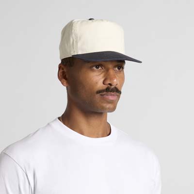 The AS Colour Class Two Tone Cap is a lightweight mid profile 5 panel cap.  11 colours.  Flat Peak.  Stylish contrast dome.  Great branded headwear.