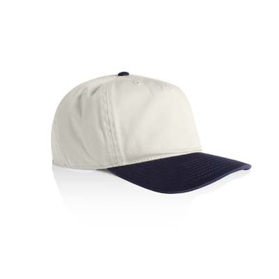 The AS Colour Class Two Tone Cap is a lightweight mid profile 5 panel cap. 11 colours. Flat Peak. Stylish contrast dome. Great branded headwear.
