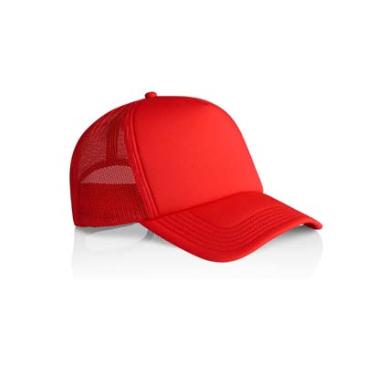 The AS Colour Frame Foam Trucker Cap is a high profile snapback cap with a curved peak. 12 colours. Great trucker cap ready for your branding.