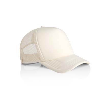The AS Colour Frame Foam Trucker Cap is a high profile snapback cap with a curved peak. 12 colours. Great trucker cap ready for your branding.
