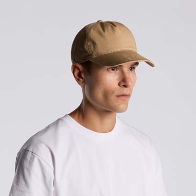 The AS Colour Frame Soft Cap is a high profile snapback cap.  Curved peak, 100% cotton.  Unstructured for a relaxed fit.  4 colours. 
