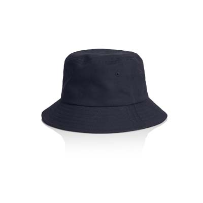 The AS Colour Kids Bucket Hat is a 100% cotton, light - mid weight bucket hat for kids.  Perfect to pair with the adults.  Black or Navy.  Just add your logo.