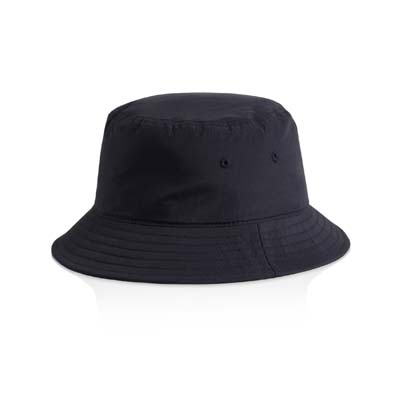 The AS Colour Nylon Bucket is a light - mid weight recycled nylon bucket hat.  11 colours.  Great option for custom branded bucket hats.