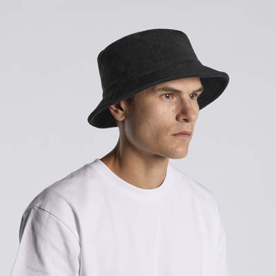 The AS Colour Terry Bucket Hat is a midweight cotton terry bucket hat.  5 colours.  Great option for a branded bucket hat for your team or brand.