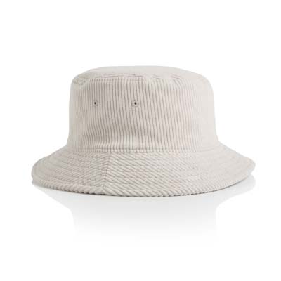 The AS Colour Cord Bucket Hat is a mid weight 100% cotton cord hat. One size. 4 colours available. Ready for your branding.