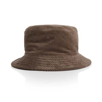 The AS Colour Cord Bucket Hat is a mid weight 100% cotton cord hat.  One size.  4 colours available.  Ready for your branding.