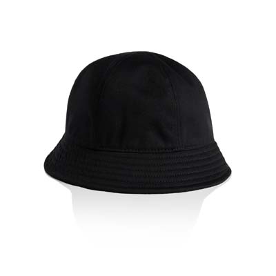 The AS Colour Womens Brim Bucket Hat is a light-mid weight cotton hat. 3 colours. Great option and colours for your female clients.