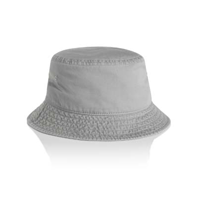 The AS Colour Faded Bucket Hat is a light mid weight cotton with washed, worn look.  3 colours.  Great branded bucket hats for the summer.