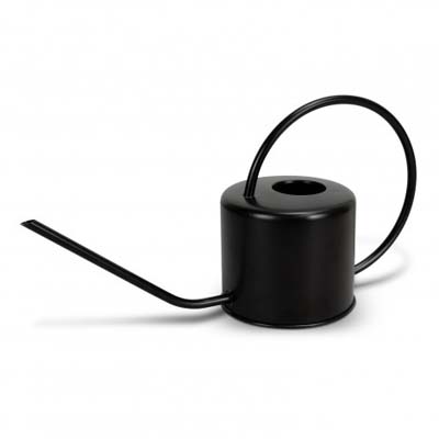 The TRENDS Keepsake Watering Can is a matte black, stainless steel watering can.  1.3 Litre capacity.  Available for printing.  Great client gift for those garden lovers or even a retail option for garden centres.