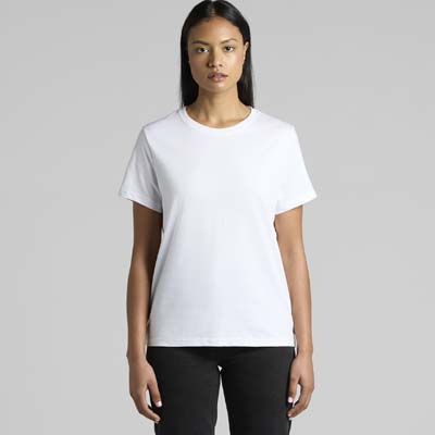 The AS Colour Maple Organic Tee is a regular fit, crew neck, mid weight women's tee.  3 colours.  XS - 2XL.  Great organic cotton tees from AS Colour.